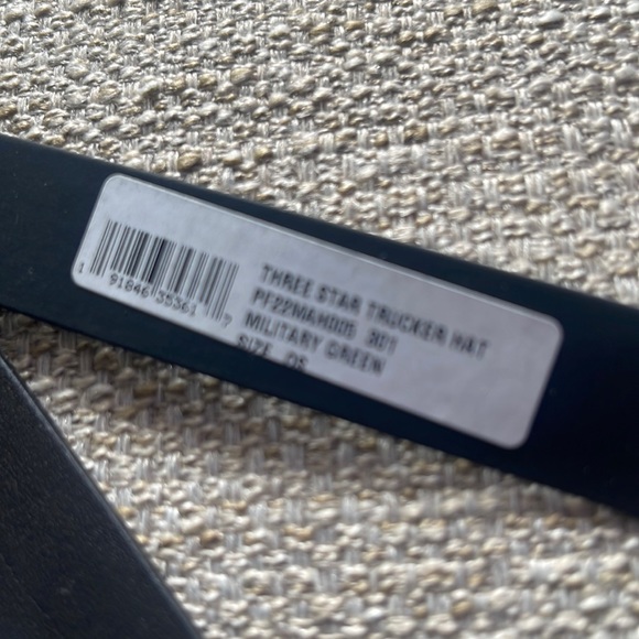 Men's army green 3 star Amiri baseball cap - Picture 5 of 11